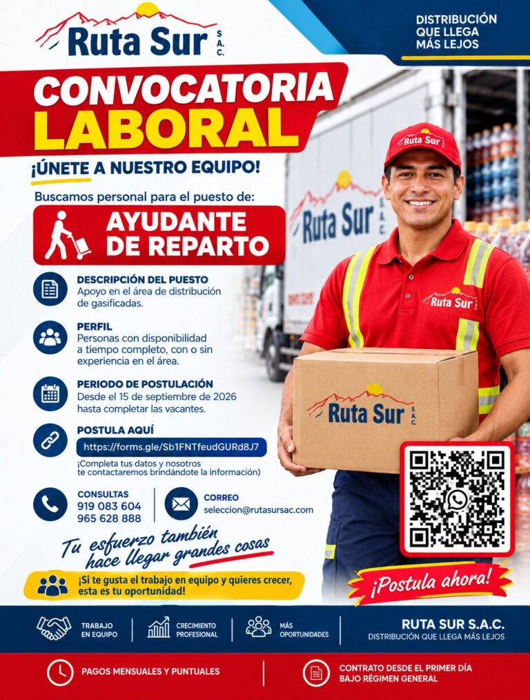 CONVOCATORIA LABORAL